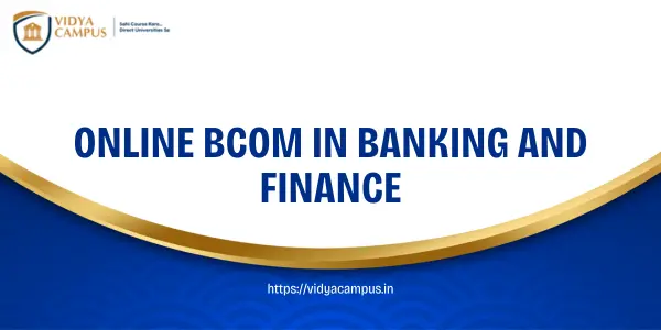 Online BCom in Banking and Finance