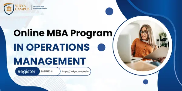 Online MBA Program in Operations Management